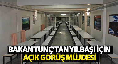 Bakan Tunç'tan Yılbaşı İçin Açık Görüş Müjdesi