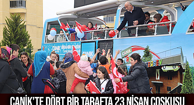 Canik'te Dört Bir Tarafta 23 Nisan Coşkusu