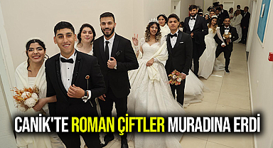 Canik'te Roman Çiftler Muradına Erdi