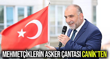Mehmetçiklerin Asker Çantası Canik'ten