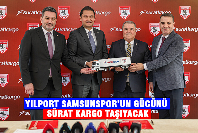 Yılport Samsunspor’un gücünü Sürat Kargo taşıyacak.