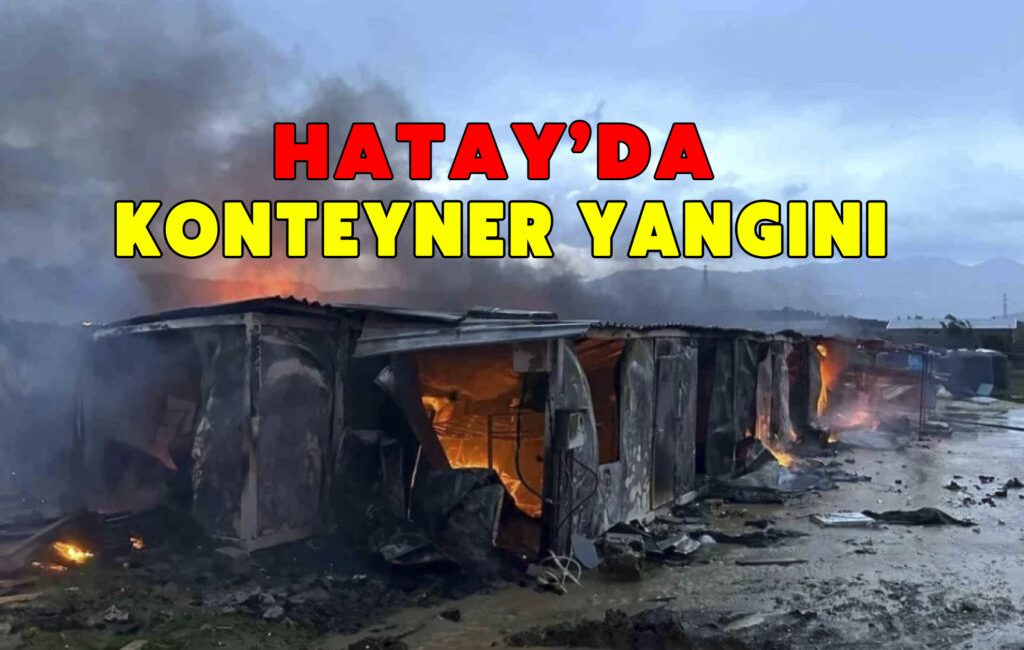 Hatay’da depremzede vatandaşların yaşadığı