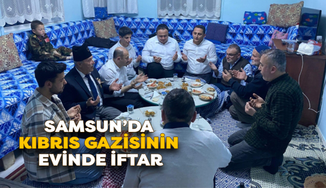 Samimi iftar programında Vezirköprü