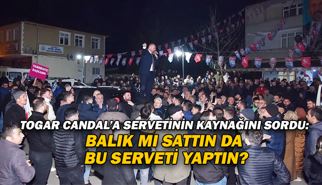 Togar’dan Candal’a: “Balık mı sattın da bu serveti yaptın”