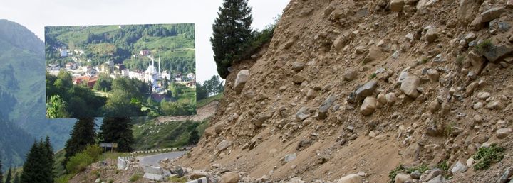 Trabzon’un Hayrat ilçesinde meydana