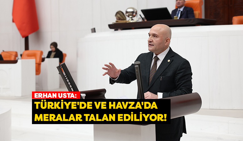 Erhan Usta: Türkiye’de ve Havza’da Meralar Talan Ediliyor!