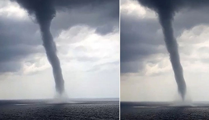 Antalya’da öğle saatlerinde denizde