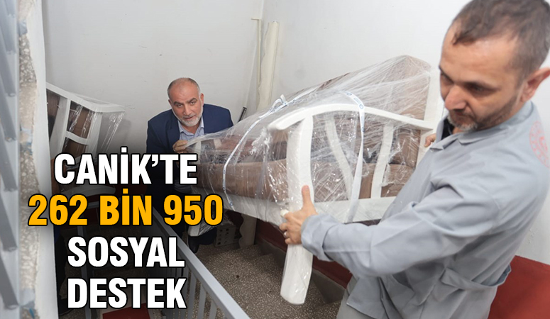 Canik’te 262 Bin 950 Sosyal Destek