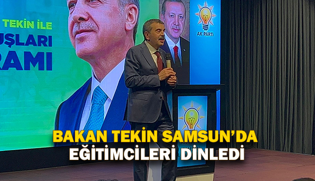 Milli eğitim Bakanı Tekin