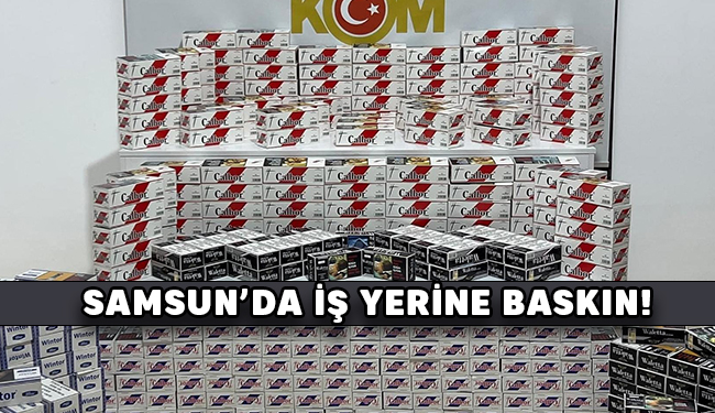 Tekkeköy’de İş Yerine Baskın!