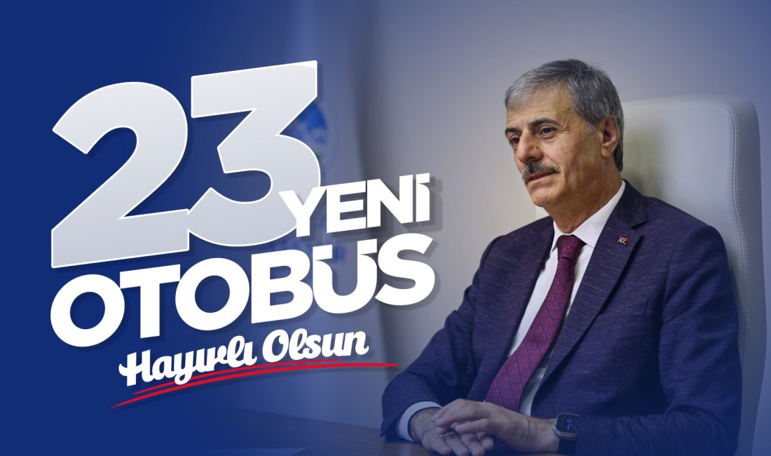 Büyükşehir 23 yeni otobüsü