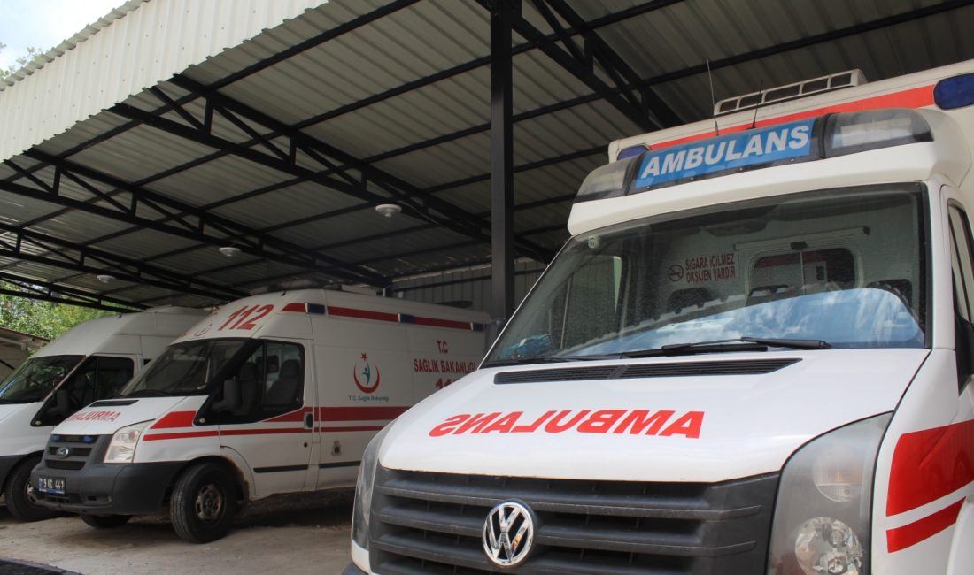 Çorum’da ambulans hizmetleri alarm