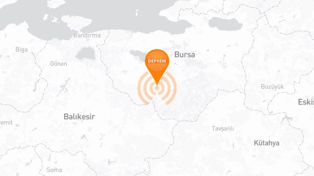 Bursa’yı uyandıran deprem Bursa’da