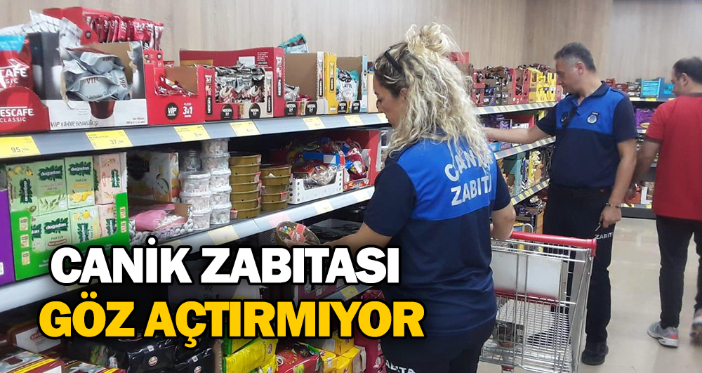 Canik Zabıtası Göz Açtırmıyor