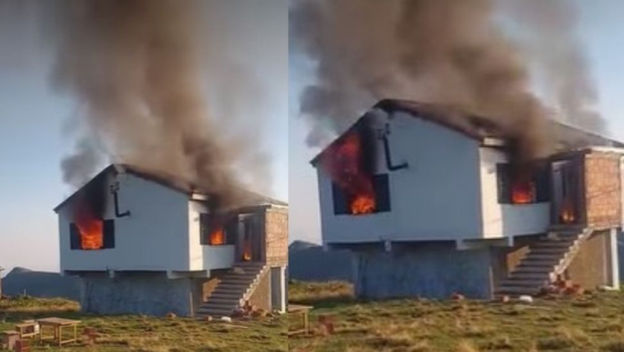 Yayla evi kundaklandı; 3 ölü