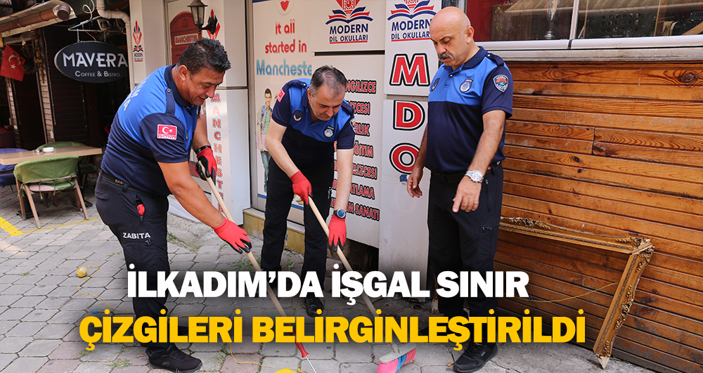 İlkadım Belediyesi ekipleri, ilçede